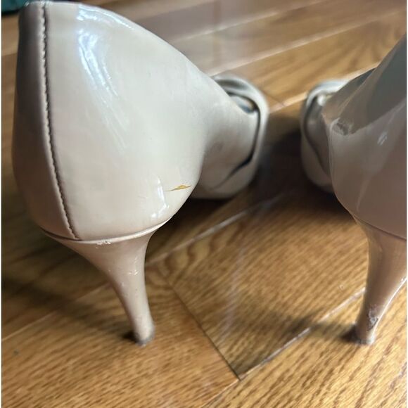 Nude Peep-Toe Heels - Picture 10 of 12